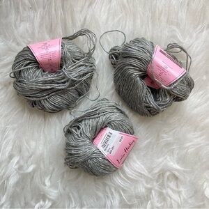 Louisa Harding Merletto Yarn Linen Blend Sage Grey